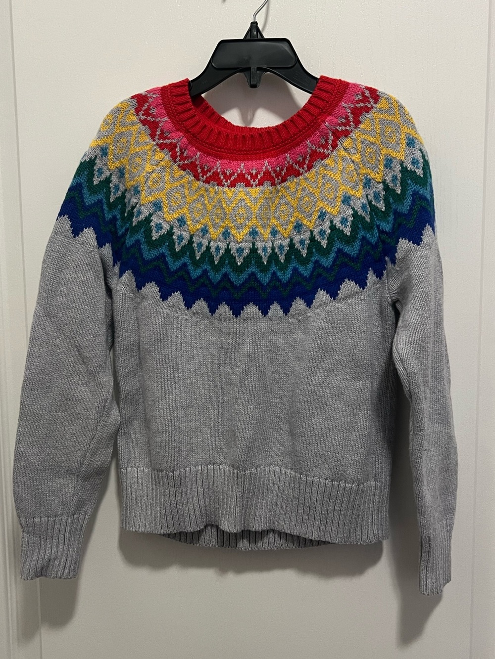 Girls’ Gymboree Fair Isle Crewneck Sweater